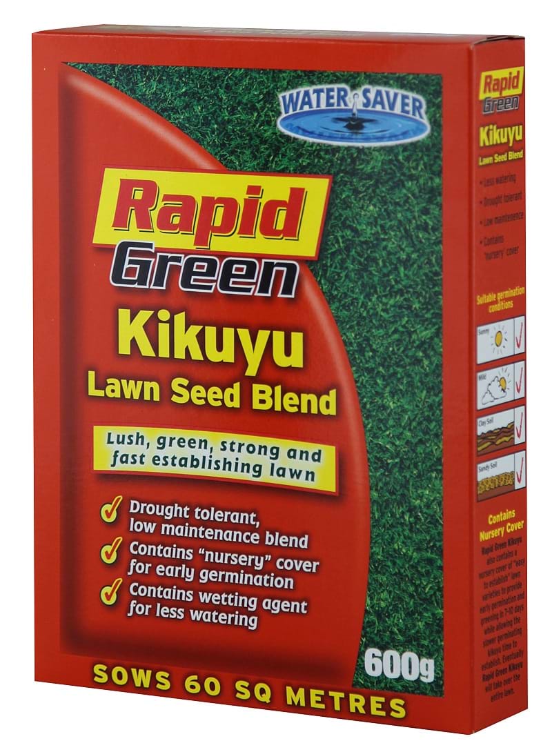 Advanced Seed Rapid Green Kikuyu Lawn Seed Blend Lawn Seed